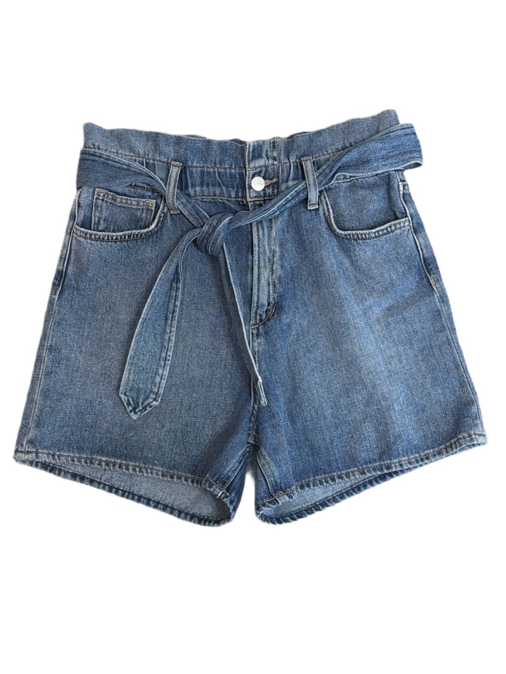 Joe's Jeans The Brinkley High Waist Paperbag Denim Shorts